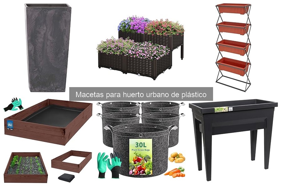 Ventajas y desventajas de las macetas de plástico para huertos