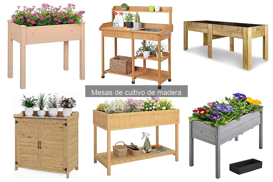 Ventajas y desventajas de las mesas de cultivo de madera