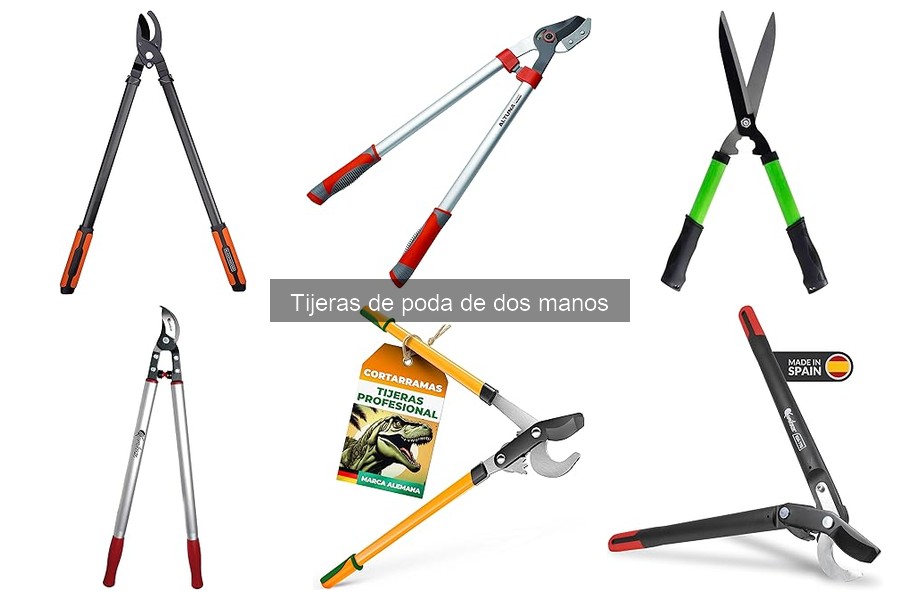 Ventajas y desventajas de las tijeras de poda de dos manos