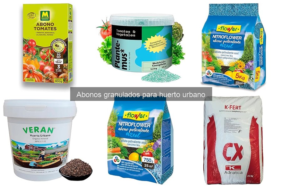Ventajas y desventajas de los abonos granulados para huerto