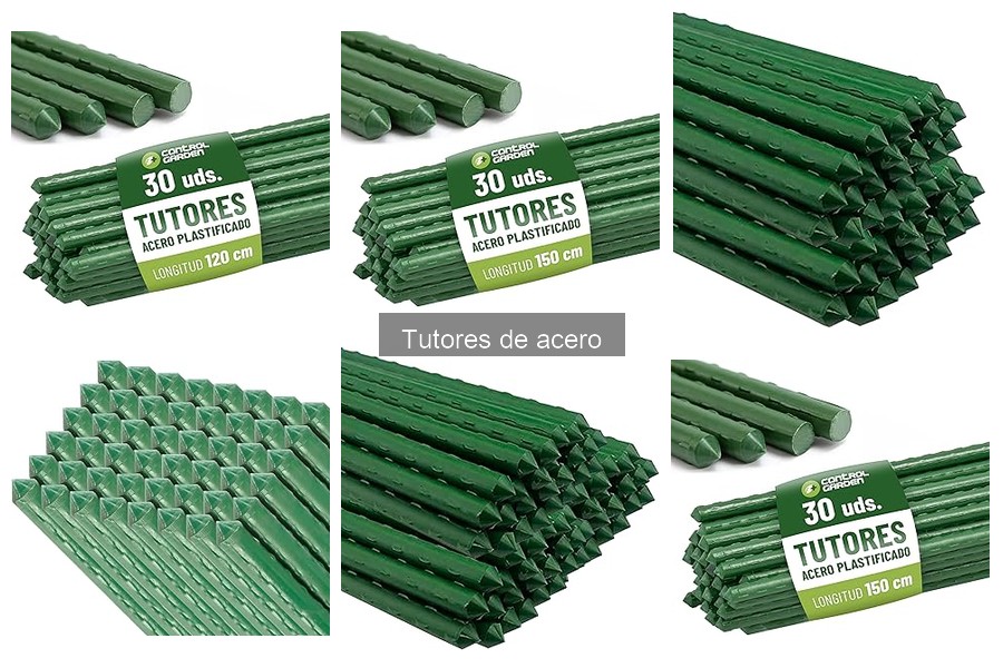 Ventajas y desventajas de los tutores de acero para jardinería