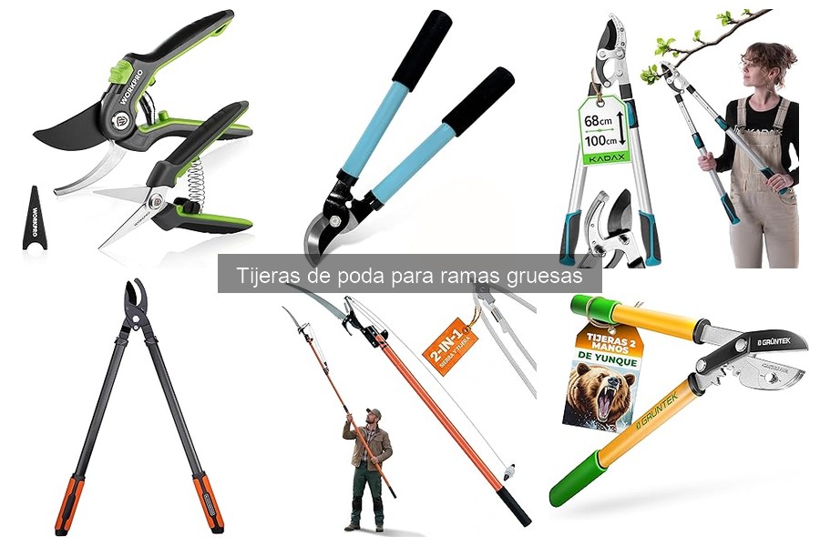 Ventajas y desventajas de tijeras de poda para ramas gruesas